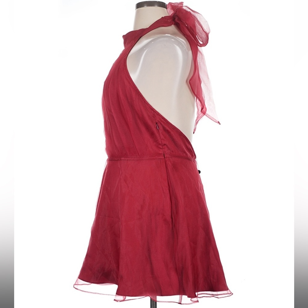 Lovers & Friends Heartbreaker Red Tulle Mini Dress Women’s XL - Picture 6 of 8
